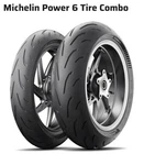 New Michelin Power 6 Tire Combo Set: Front 120/70/17 Rear 240/45/17. Price: $450.00.