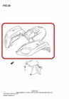 Oem Suzuki Ltf Lt-f Ozark 250 Front Fender Red New Factory Genuine. Price: $669.95.