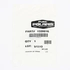 Polaris Lock Nut Part Number - 1500016 New. Price: $14.99.
