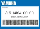 Yamaha Genuine Gasket, Float Chamber 3L5-14184-00-00 New. Price: $30.11.