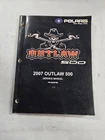 2007 Polaris Outlaw 500 Workshop Repair Service Manual 9920786 Used. Price: $9.95.