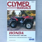 2000-2006 Honda Rancher Atv Quad Clymer Service & Repair Manual New. Price: $34.95.