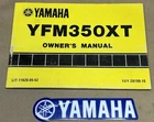 87-88 Yamaha 11626-05-52 Warrior Owners Manual YFM350XT B Used. Price: $11.00.
