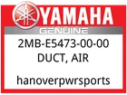 Yamaha Oem Part 2MB-E5473-00-00 Duct, Air New. Price: $20.99.