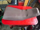 86-88 Genuine Honda Seat Complete With Latch Red Aftermarket Used. Price: $125.00.