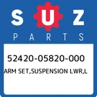 52420-05820-000 Suzuki Arm Set,suspension Lwr,l 5242005820000, New Genuine Oem. Price: $300.71.