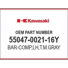 Kawasaki Bar-comp,lh,t.m.gray 55047-0021-16Y Oem New. Price: $248.33.