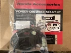 Honda Pioneer 1000 Winch Mount Kit Utv Accessory Number 08L72-HL4-AK1 New. Price: $95.99.