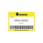 Suzuki Genuine Nut, Hub 09141-20002 New. Price: $7.41.