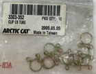 10 Pk Arctic Cat 3303-352 Atv 50-150CC Tube Clips C9 Fits 2006-2021 Models New. Price: $16.99.