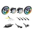 Metra JP-707RGBKT Chasing Halo Led 7" Headlights & 4" Fog W/controller New. Price: $406.99.