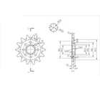 Bikemaster Front Sprocket 520 14-TOOTH 141 442 14+ New. Price: $21.53.