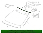 ( ) Genuine Honda 73150-TBA-A01 Windshield Upper Molding New. Price: $26.47.
