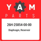 26H-25854-00-00 Yamaha Diaphragm, Reservoir 26H258540000, New Genuine Oem Part. Price: $28.97.