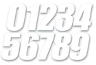 Dcor 45-16-4 Individual Numbers 6IN. NO.4 White New. Price: $17.79.