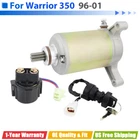 Starter For Yamaha Warrior YFM350 1996-2001 With Relay & Key Switch New. Price: $46.45.