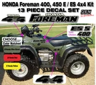 Honda Foreman 400 450 Es 4X4 Oem Decal Emblem Sticker Kit Forman Atv Quad Set New. Price: $44.99.