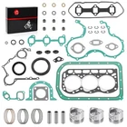 Engine Rebuild Kit Gaskets Seals Std Piston For Kawasaki Mule 2510 3010 4010 New. Price: $128.98.