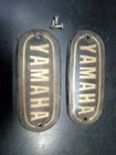1969 Yamaha R3 350 Grand Prix Fuel Gas Tank Badges Emblems Oem Screws Used. Price: $224.99.