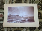 Antique Photograph Mount Shasta California Landscape Western Usa Fire/clouds? Used. Price: $65.00.