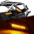 Adjustable Side Racing Mirrors W/led Light For Can Am Maverick X3 & Max Turbo New. Price: $35.95.