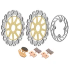 Front Rear Brake Rotors Discs Pads For Kawasaki Ninja ZX-9R ZX900F 2002 2003 New. Price: $185.16.