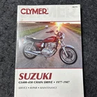 Clymer Suzuki Motorcycle Book 1977-1987 GS400-450 Chain Shop Repair Manual M372 Used. Price: $22.82.