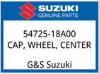 Suzuki Oem Part 54725-18A00 Cap,wheel Center New. Price: $11.18.