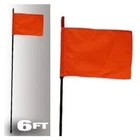 Firestik F6-BLACK-8120R Stick With Orange Safety Flag 6FT New. Price: $42.40.