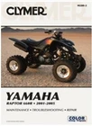 Clymer M280-2 Service Shop Repair Manual Yamaha Raptor 660R 2001-2005 Atv CM2802 New. Price: $39.00.
