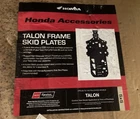 Honda 0SK30-HL6-A00 Talon Frame Skid Plates New Genuine. Price: $371.99.