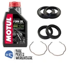 Honda Cb 1300 Super Four 2008 Fork Oil Dust Seal Circlip Motul Repair Kit New. Price: $44.17.