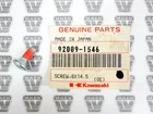 Kawasaki Nos New 92009-1546 Screw 6X14.5 Klx KX500 KX250 KX125 KDX250. Price: $6.99.