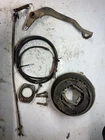 2000 Yamaha Bear Tracker 250 Rear Brake Plate, Cables, Rod And Pedal Used. Price: $149.99.