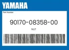 Yamaha Genuine Nut 90170-08358-00 New. Price: $11.29.