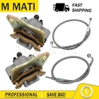 2010-2013 For Polaris Trail Boss 330 Front Brake Calipers & Pads W/ Hose Lines New. Price: $49.99.