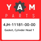 4JH-11181-00-00 Yamaha Gasket, Cylinder Head 4JH111810000, New Genuine Oem Par. Price: $76.61.