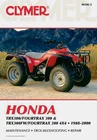 Printed Manual 1988-2000 Honda TRX300FW Fourtrax 4X4 Repair Service M3463 New. Price: $42.80.