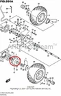 New Oem Suzuki Quadsport Lt 90 Rear Brake Cover. Price: $104.95.