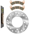 Front Brake Disc Rotor W/ Pad For Polaris Rzr Xp Turbo 2017-2021 5267607 2206231 New. Price: $50.00.