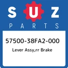 57500-38FA2-000 Suzuki Lever Assy,rr Brake 5750038FA2000, New Genuine Oem Part. Price: $157.37.