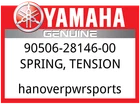 Yamaha Oem Part 90506-28146-00 Spring, Tension New. Price: $19.49.
