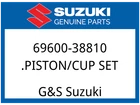 Suzuki Oem Part 69600-38810 Piston/cup Set New. Price: $55.70.