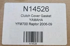 Newcomb 2006-09 Yamaha YFM700 Raptor Clutch Cover Gasket Part # N14526. Price: $8.00.