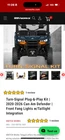 Can-am Defender Ssv Works Turn Signal Kit 2020-2026 Front Fang Lights Used. Price: $500.00.