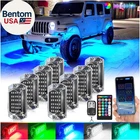 8PODS Full Angle Rgb Led Rock Lights Kit For Jeep Trucks Atv Utv Sxs Rzr Su New. Price: $83.57.