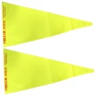 2 Lot Firestik Flag-y F9 Stick Yellow Pennant Replacement Triangular Safety New. Price: $23.95.