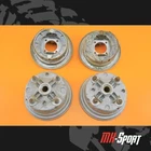 1986 Bayou 300 Oem Rear Wheel Brake Drum Hubs Set Used. Price: $129.99.