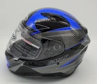 Gmax FF-98 Helmet Black/blue Large With Cosmetic Blem New. Price: $110.47.