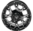 Quadboss Barbwire Atv/utv Wheel 15X7 5+2 4/137 Machined Black New. Price: $246.99.
